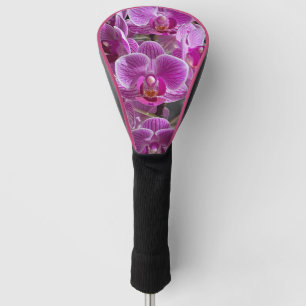 Mini Phalaenopsis Sogo Vivien Purple Orchid Flower Golf Head Cover
