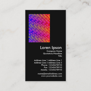 Mini Photocard Template Business Card