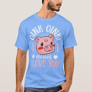 Mini Pig Piggies Piglet Baby Pig Piggy Swine Anima T-Shirt