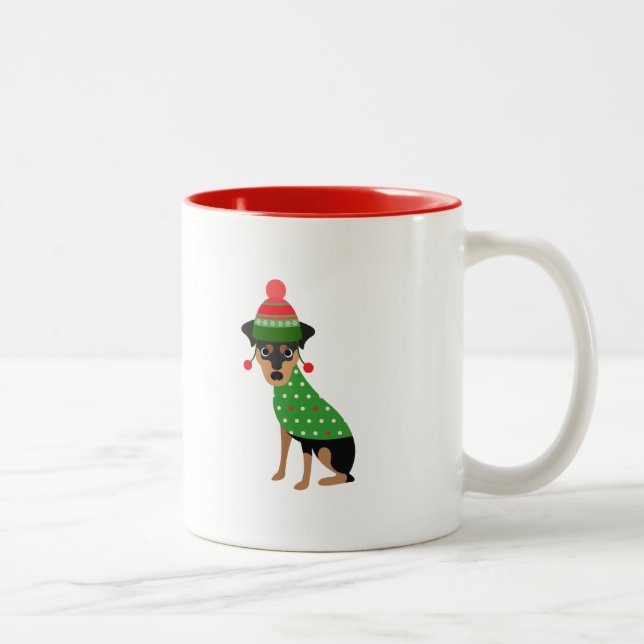 Mini Pin Christmas Mug (Right)