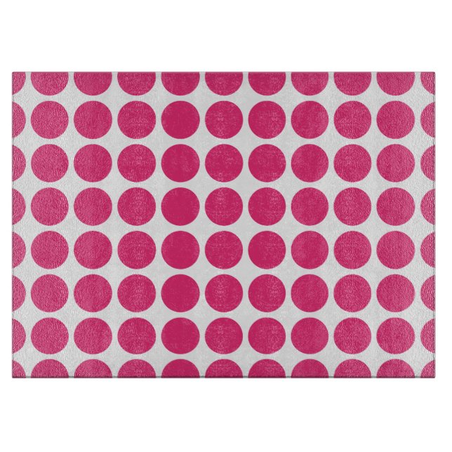 Mini Polka Dots Cutting Board (Front)