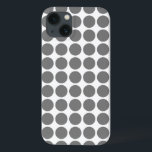 Mini Polka Dots iPad Air BT Case<br><div class="desc">Cute and trendy Mini Polka Dots Case-Mate Barely There iPad Air Case. This design features small circle polka dots in grey and white. Text can be added to this design to give it a personal touch.</div>