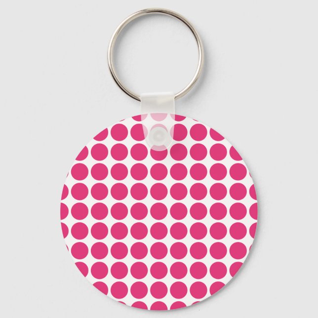 Mini Polka Dots Keychain (Front)