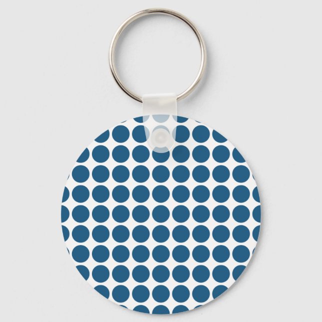 Mini Polka Dots Keychain (Front)