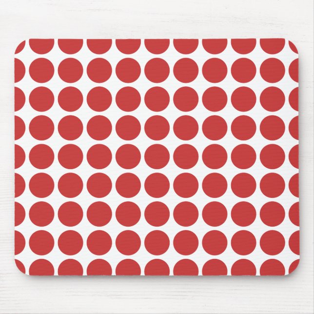 Mini Polka Dots Mousepad (Front)