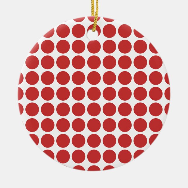 Mini Polka Dots Ornament (Front)