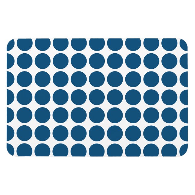 Mini Polka Dots Premium Magnet (Horizontal)