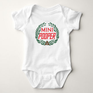 MINI Pooper One-piece Baby Bodysuit