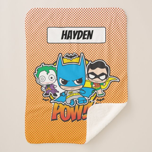 Mini Pow Sherpa Blanket (Front)