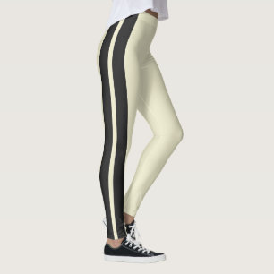 Mini Racing Stripes on ANY COLOR Background Leggings