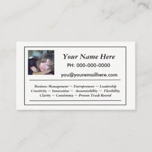 Mini Resume Business Card