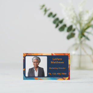 Mini Resume Card   Networking Card Fall Colors