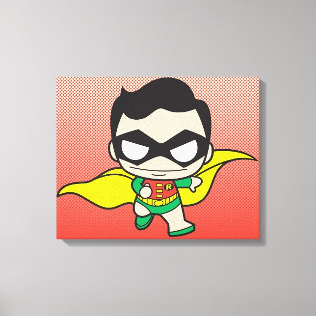 Mini Robin Canvas Print (Front)