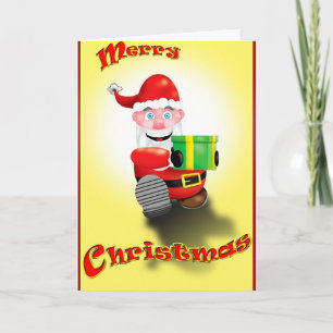 Mini Santa Holiday Card