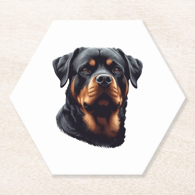 Mini Schnauzer Dog Lovers  Paper Coaster (Front)