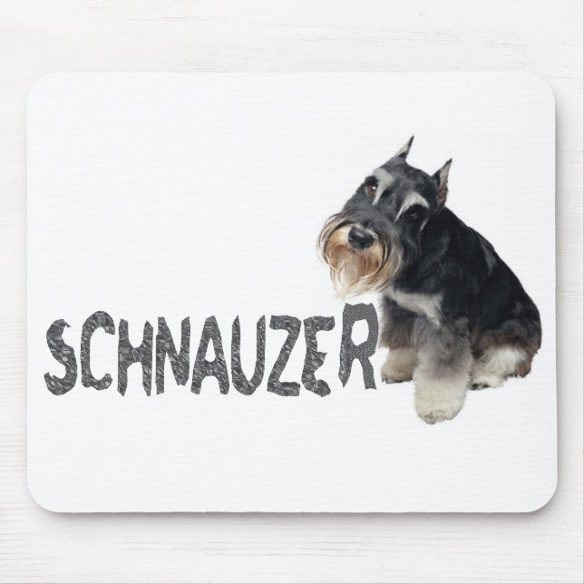 Mini Schnauzer Mouse Mat (Front)