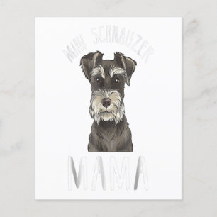 Mini Schnauzer Mum Shirt  Mini Schnauzer Mama Flyer