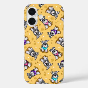 Mini Schnauzer Sunshine iPhone 16 Case