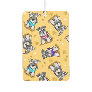 Mini Schnauzer Sunshine KiniArt Car Air Freshener