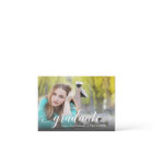 MINI Size 3.5" X 2.5" Grad  Photo Invite Cards