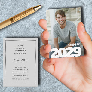 MINI Size 3.5" X 2.5" Photo Graduation Invitations
