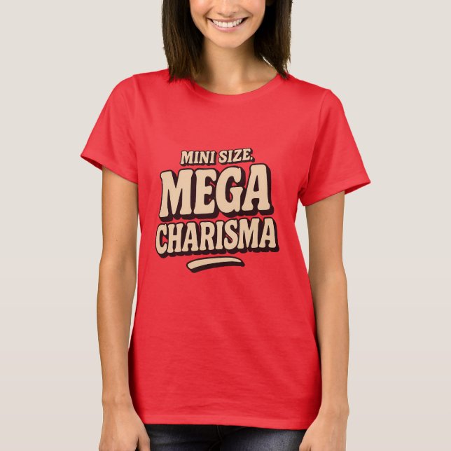 Mini Size Mega Charisma Shirt – Red (Front)