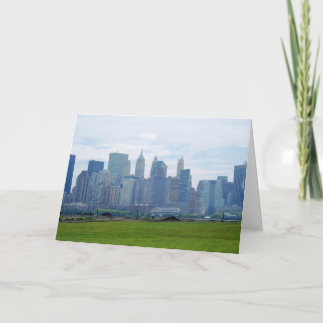 Mini Skyline (blank greeting card) Card (Front)