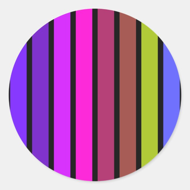 Mini Spectrum 2 Classic Round Sticker (Front)