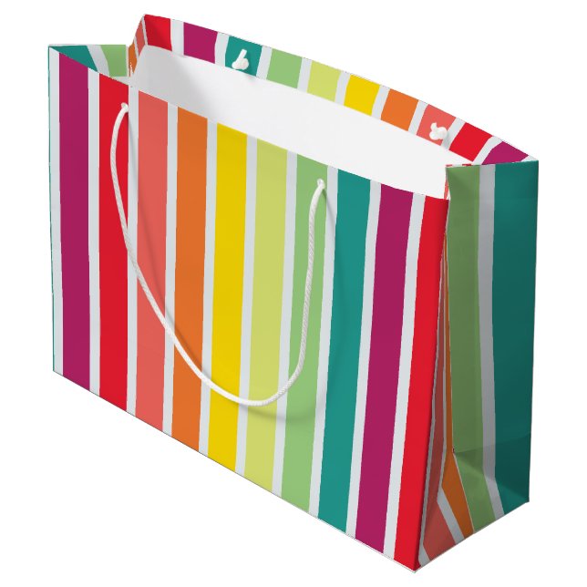 Mini Spectrum Large Gift Bag (Back Angled)