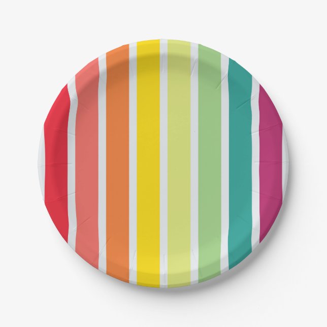 Mini Spectrum Paper Plate (Front)