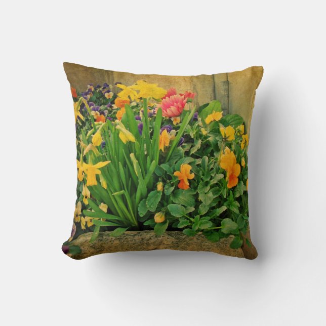 Mini Springtime Garden Cushion (Front)