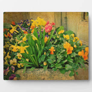 Mini Springtime Garden Plaque