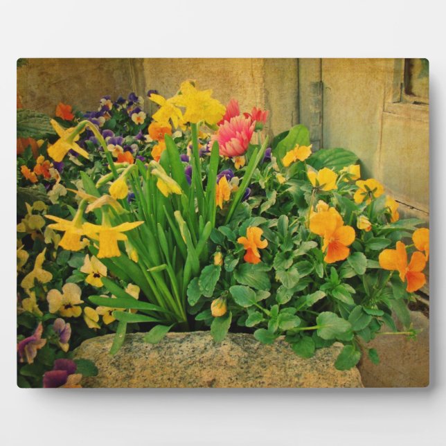 Mini Springtime Garden Plaque (Front)