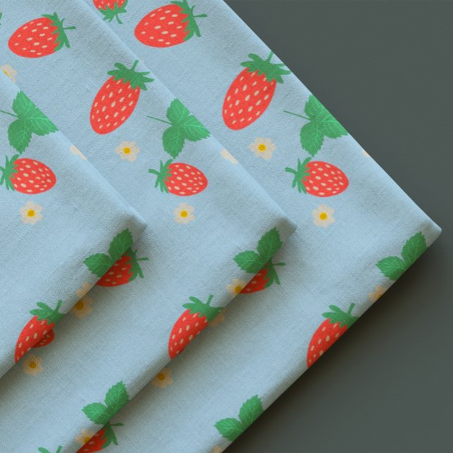 Mini Strawberry Blossom Fabric (Creator Uploaded)