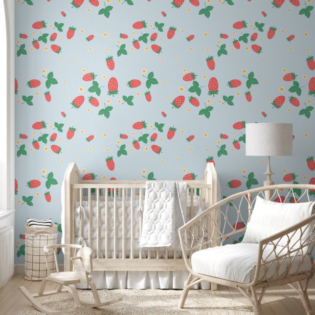 Mini Strawberry Blossom Wallpaper (Kids)