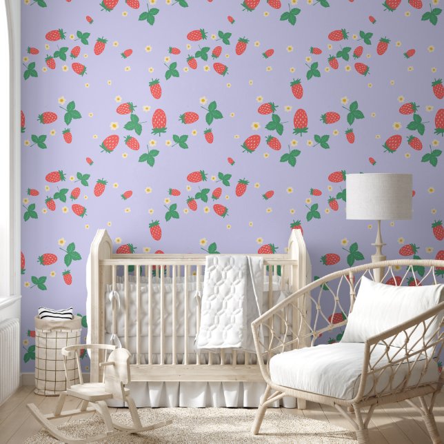 Mini Strawberry Blossom Wallpaper (Kids)