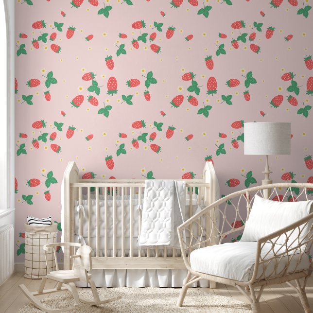 Mini Strawberry Blossom Wallpaper (Kids)