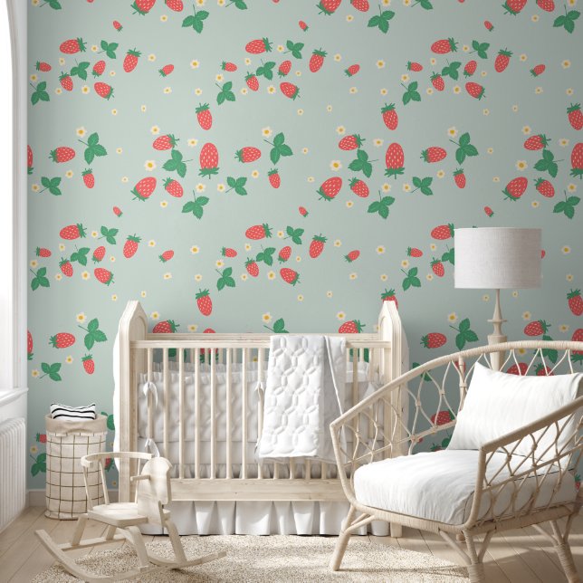 Mini Strawberry Blossom Wallpaper (Kids)