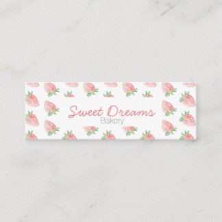 Mini Strawberry Business Card