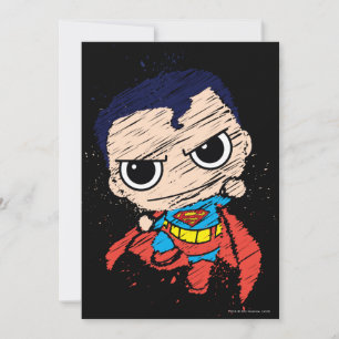 Mini Superman Sketch - Flying