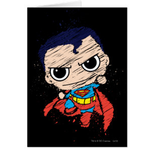 Mini Superman Sketch - Flying