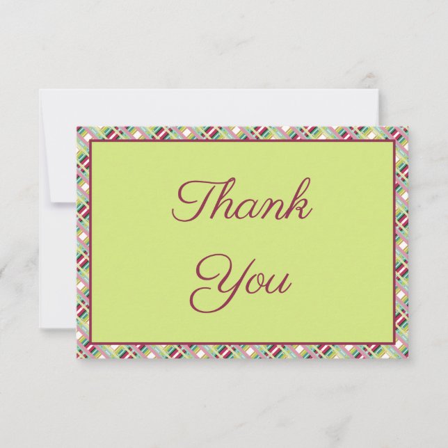 Mini Thank You Notecard (Front)