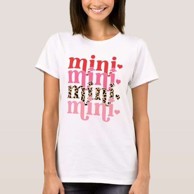 Mini Valentines Leopard T-Shirt (Front)