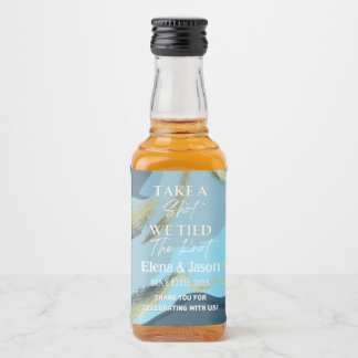 Mini Whiskey Botlle Label - Liquor Label - Wedding