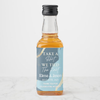 Mini Whiskey Botlle Label - Liquor Label - Wedding