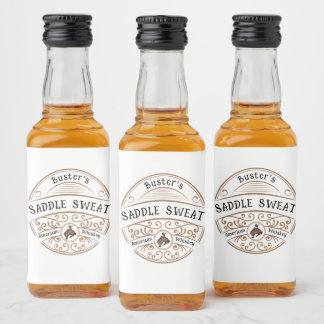 Mini Whiskey Bottle Labels
