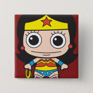 Mini Wonder Woman 15 Cm Square Badge