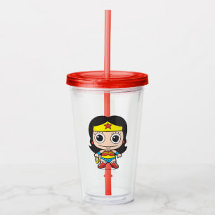 Mini Wonder Woman Acrylic Tumbler