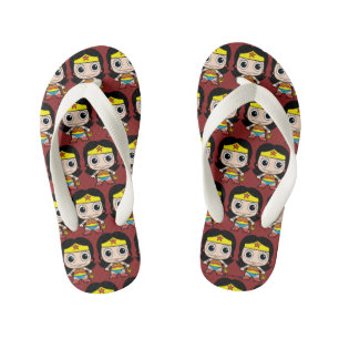 Mini Wonder Woman Kid's Flip Flops