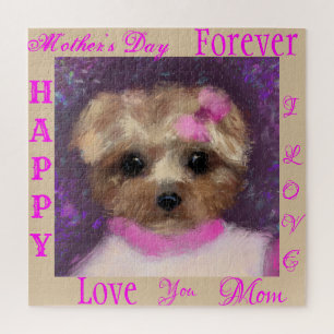 MINI YORKIE POO JIGSAW PUZZLE
